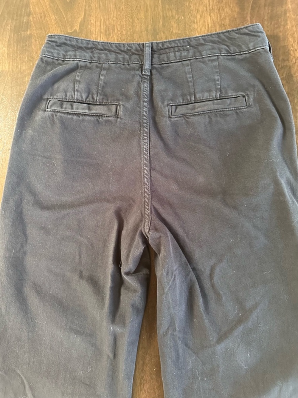 Pilcro Anthropologie Black Wide Leg High Rise Women's Pants 28 Flawless - Picture 4 of 7